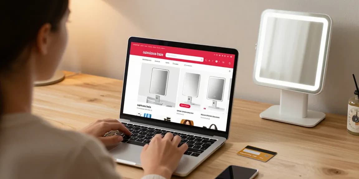 Shop LED bathroom mirrors (oglinda baie) for best deals in online shopping.