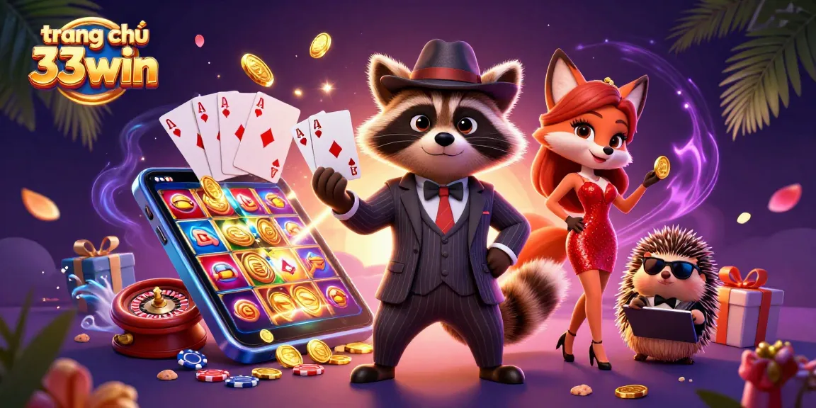 Experience the thrilling gameplay at trang chủ 33win with exciting casino elements and unique characters.