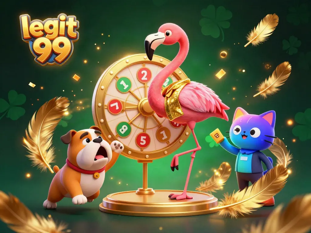 Spin to win at legit 99 with our exciting game show featuring vibrant characters and dynamic prizes!