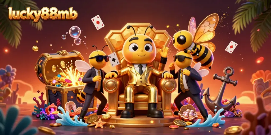 Engage with thrilling activities at lucky88mb, featuring a mob boss character in a vibrant casino scene.