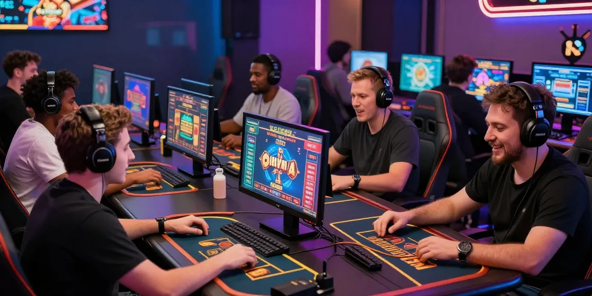 Engaging HAYWIN online gaming scene with diverse players enjoying thrilling casino games in a vibrant atmosphere.