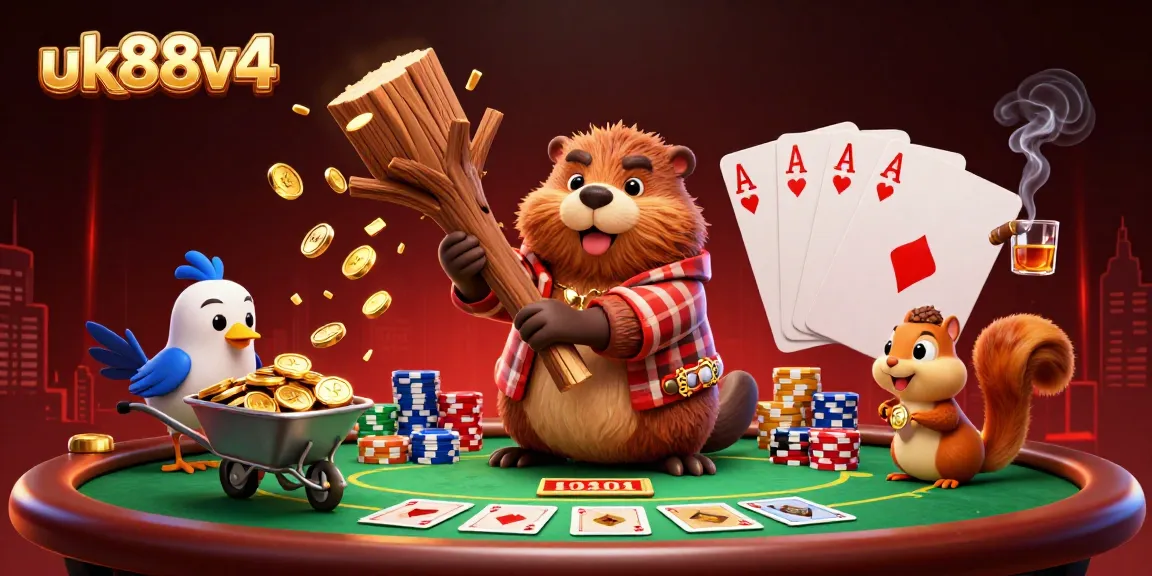 Win big with uk88v4 in a colorful casino scene full of excitement and rewards.
