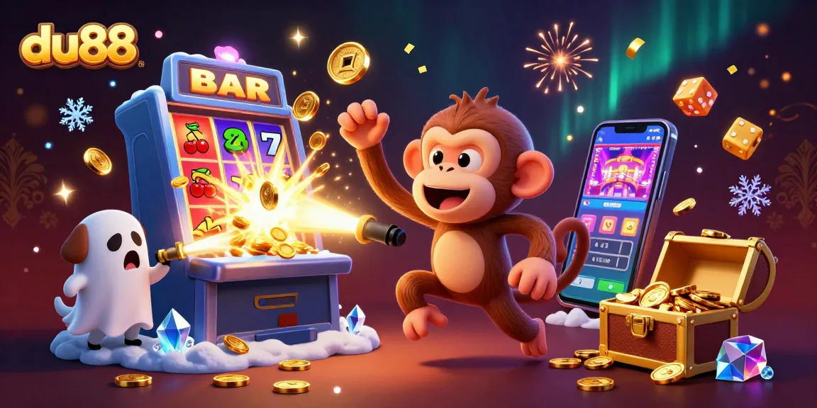Win big with du88 in this thrilling 3D casino adventure featuring mischievous characters and jackpot excitement.