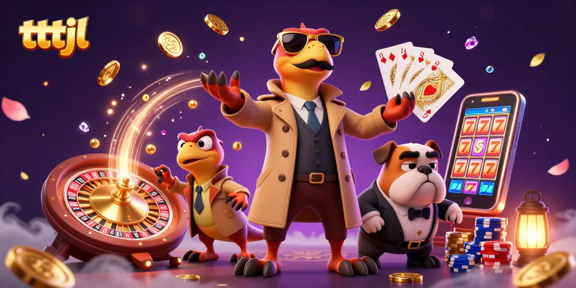 Engaging tttjl scene with three raptors in a trench coat humorously attempting casino entry.