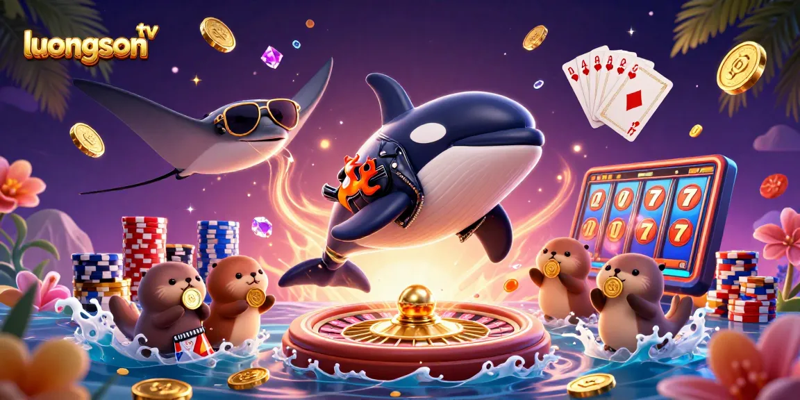 Experience thrilling gameplay at luongson tv with vibrant characters and dynamic gambling elements.